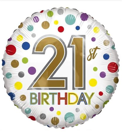 Balloon Birthday Age 21