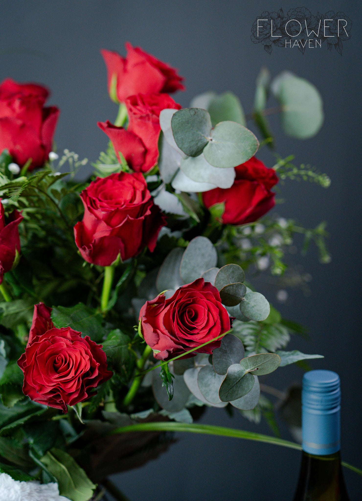 Dozen Red Rose Bouquet Gift Set