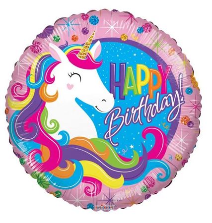 Balloon Birthday Classic Unicorn